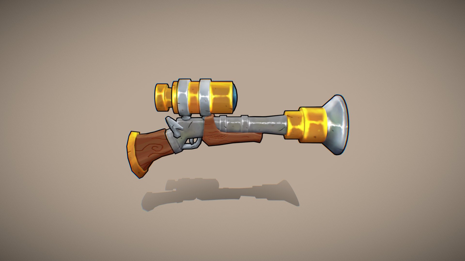 gun(practice) - Download Free 3D model by LinjieFan [5d2cd59] - Sketchfab