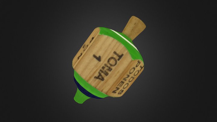 Pirinola.  Mexican Toy 3D Scanning 3D Model