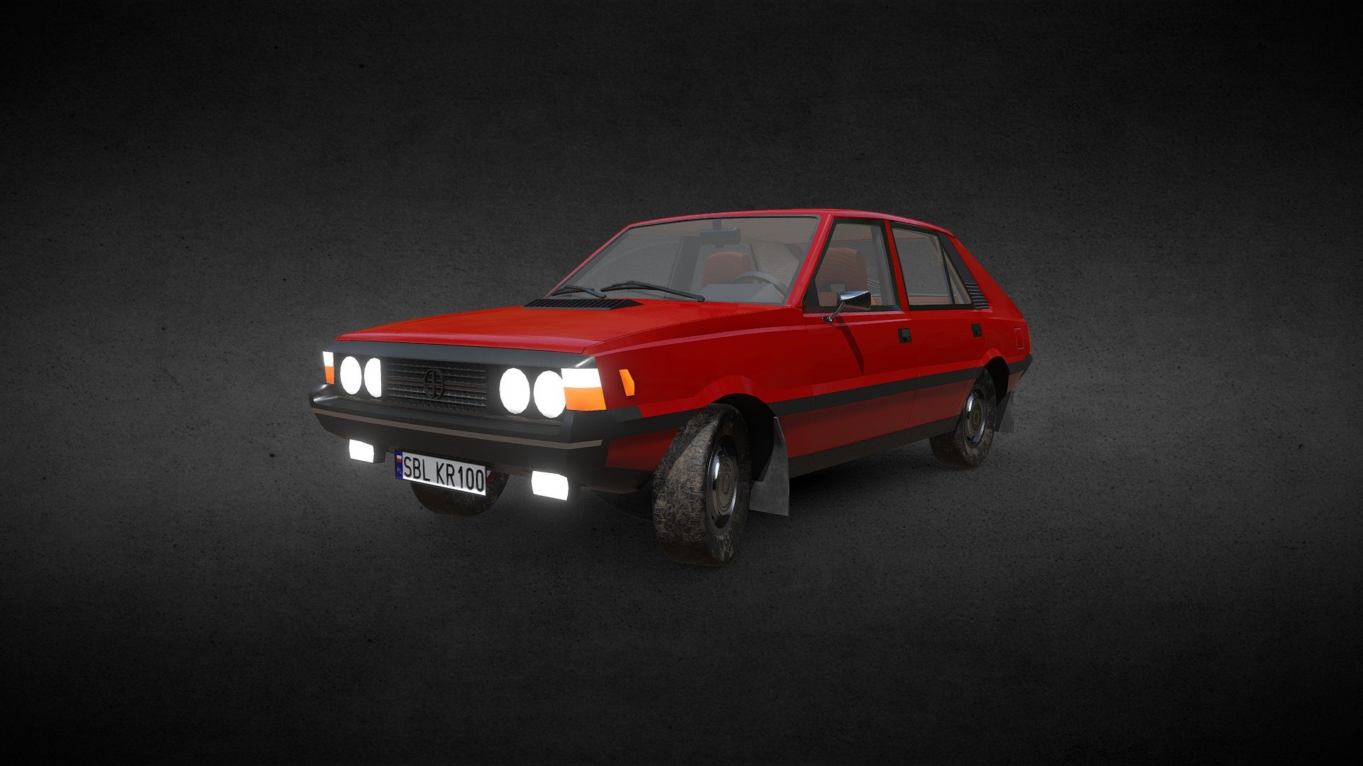 FSO Polonez 1500 - NFS ProStreet Pepega Edition - 3D model by Vapordude  (@Vapordude) [3f76ef5]