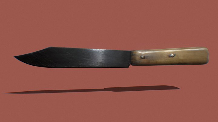 Sovet Kitchen Knife 3D Model