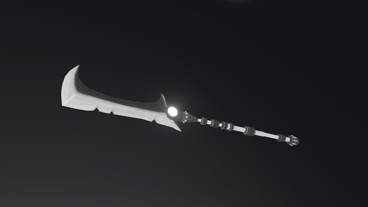 GameArtWeapon - Polearm 3D Model
