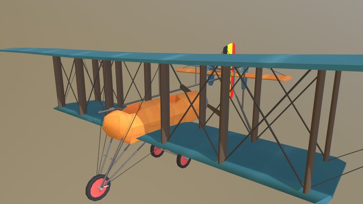 Plane - Game Art 3D Model