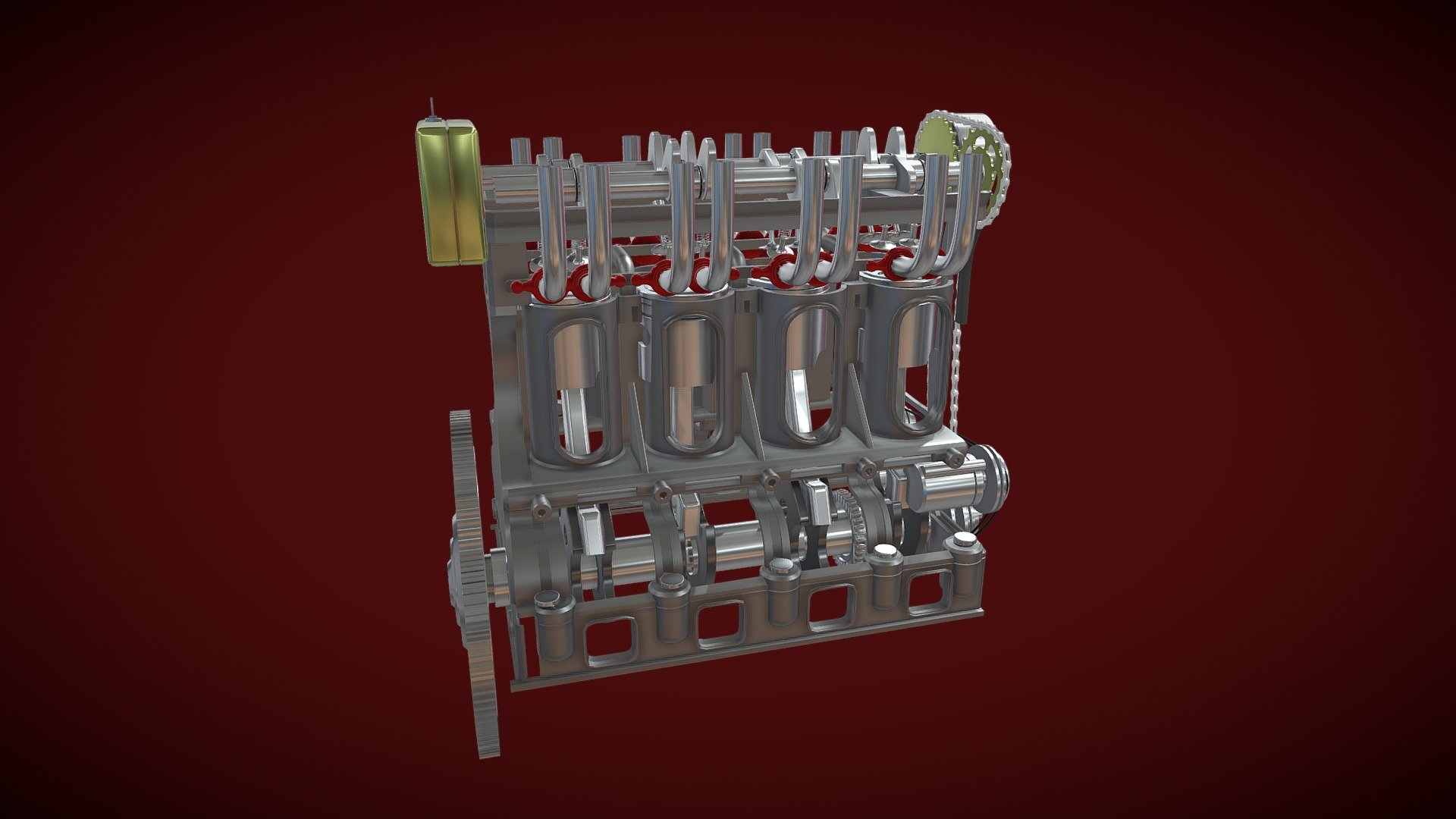 Carengine 3D model by giadazerboni [5d2f1a0] Sketchfab