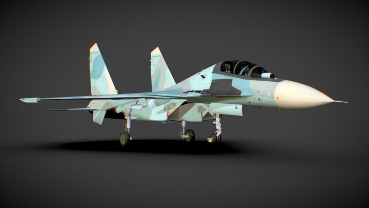 [Ace Combat 7] Сухой Су-30 – Modello 3D gratuito STL