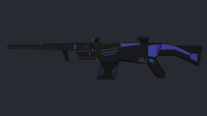 Scorpious-9 || Low poly gun ready for any games