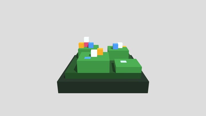 Shiny Fairy Moss - Voxel 32x32 (Animated) – Modèle 3D gratuit STL