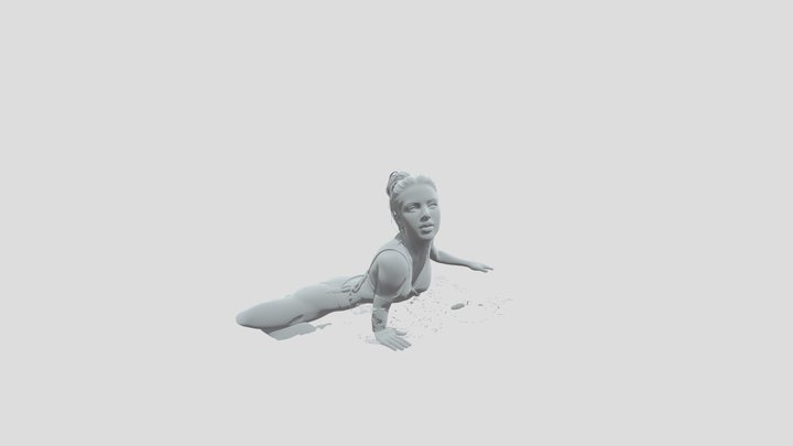 Poolside Serenity 3D Model