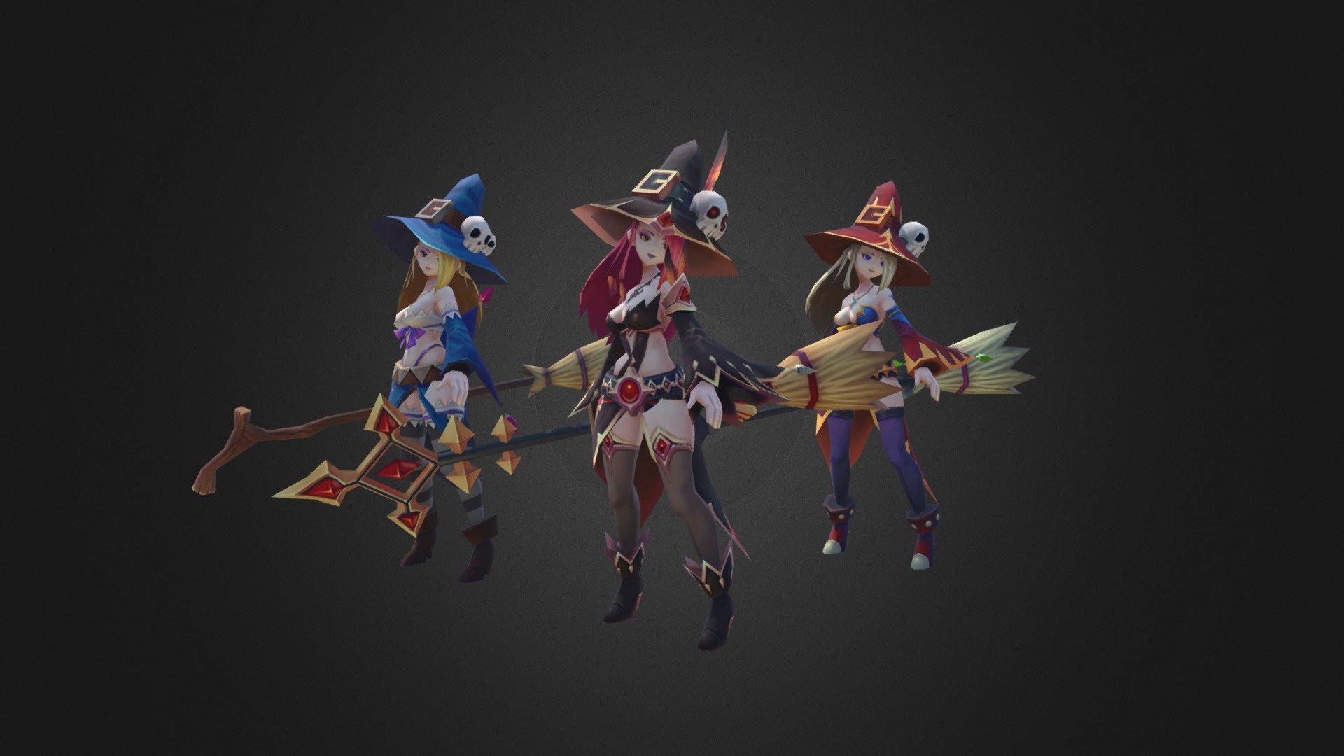 Witch 3d Model By Hit Sihalee74 5d33f56 Sketchfab