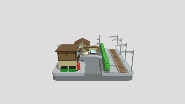 1IGP23_E_Stroobants_Emily_SimpleScene 3D Model