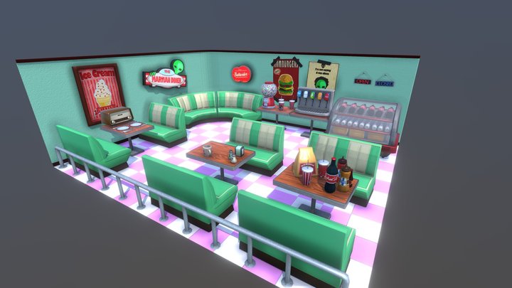 Diner 3D Model