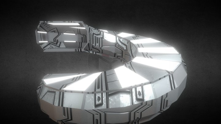 Modular Hallway Above 360° Type 01 – Free 3D Model STL
