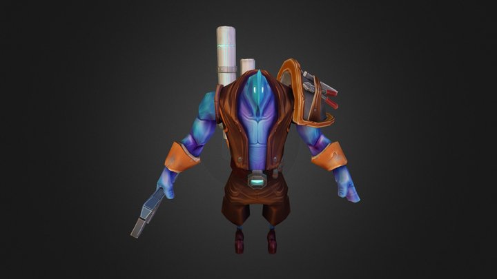 Snail Mekano 3D Model