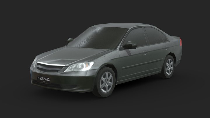2005 Sedan PSX Style - Han66st 3D Model