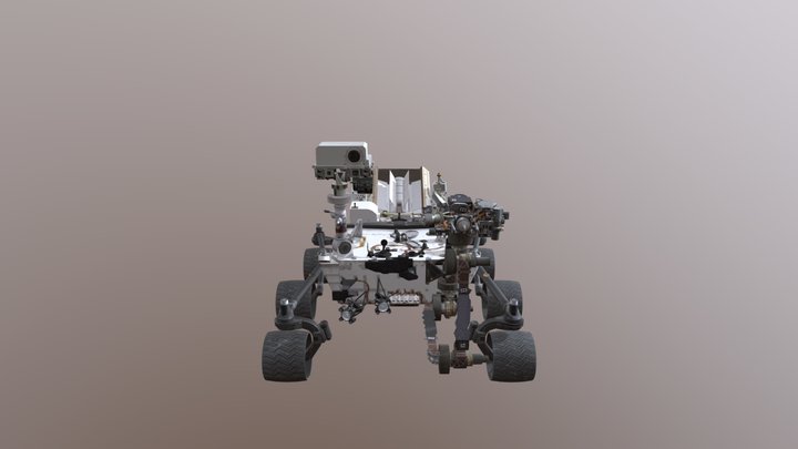 Curiosity Rover (clean) 3D Model