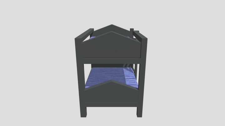 Bunker bed 3D Model