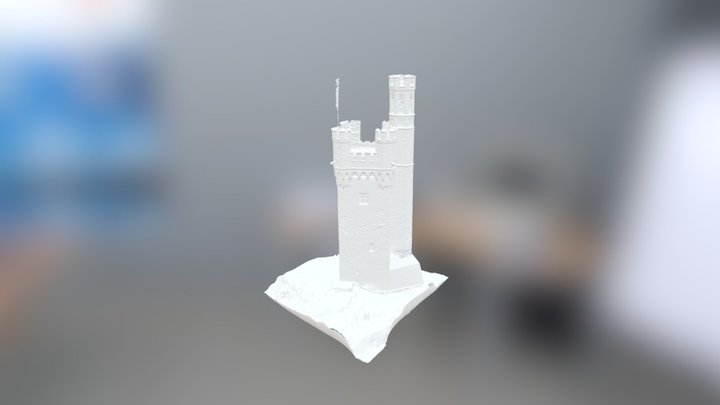 Mäuseturm Bingen am Rhein 3D Model