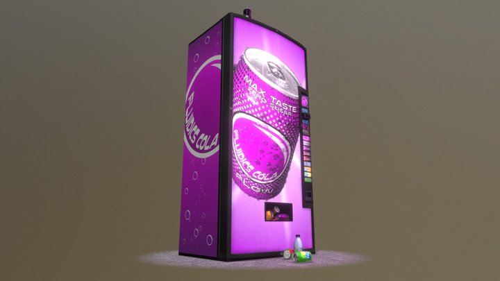 [Fluidics] Vending Machine 3D Model