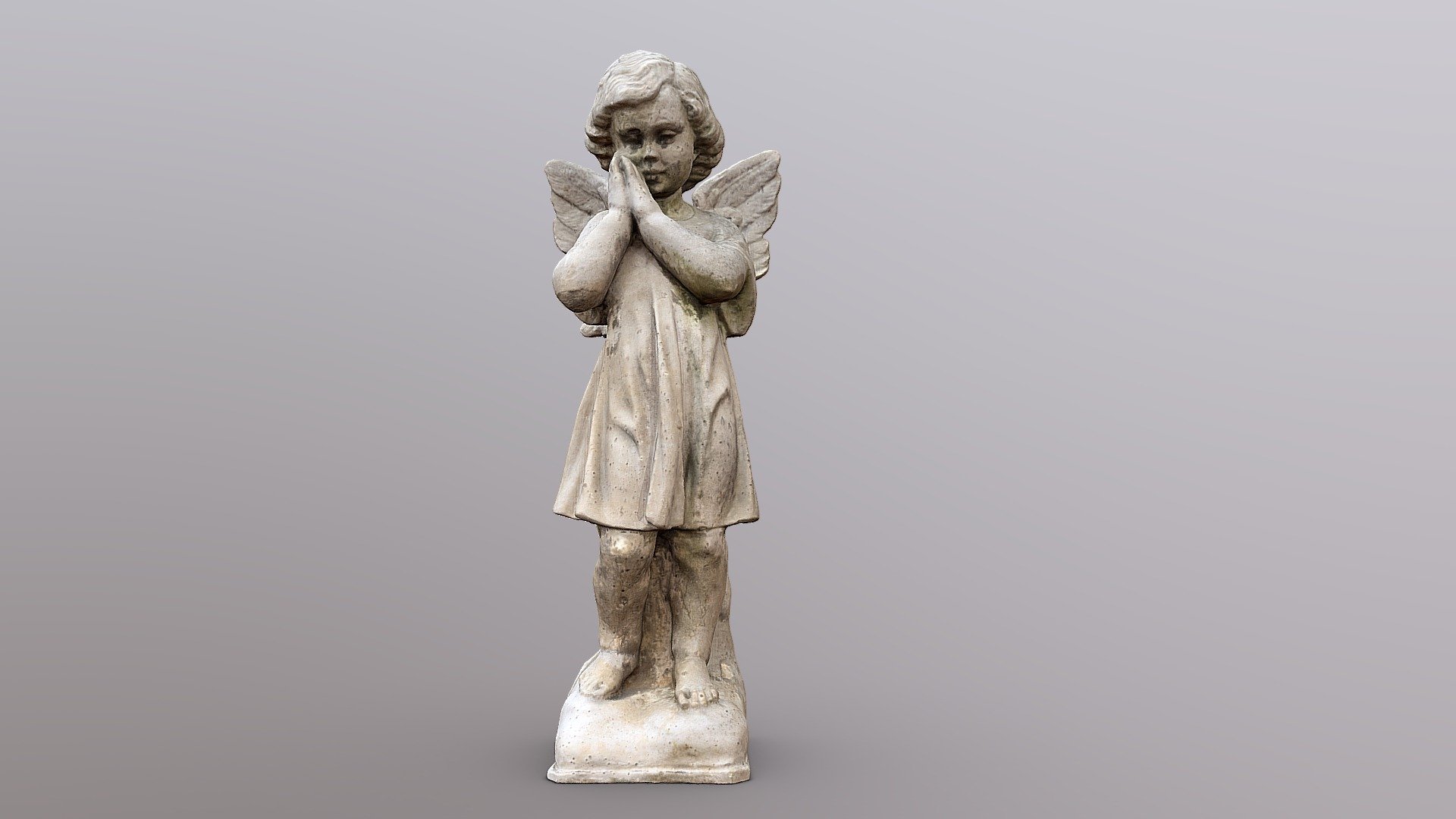 Angel Kid Statue - 3D model by Aupuma [5d37b87] - Sketchfab