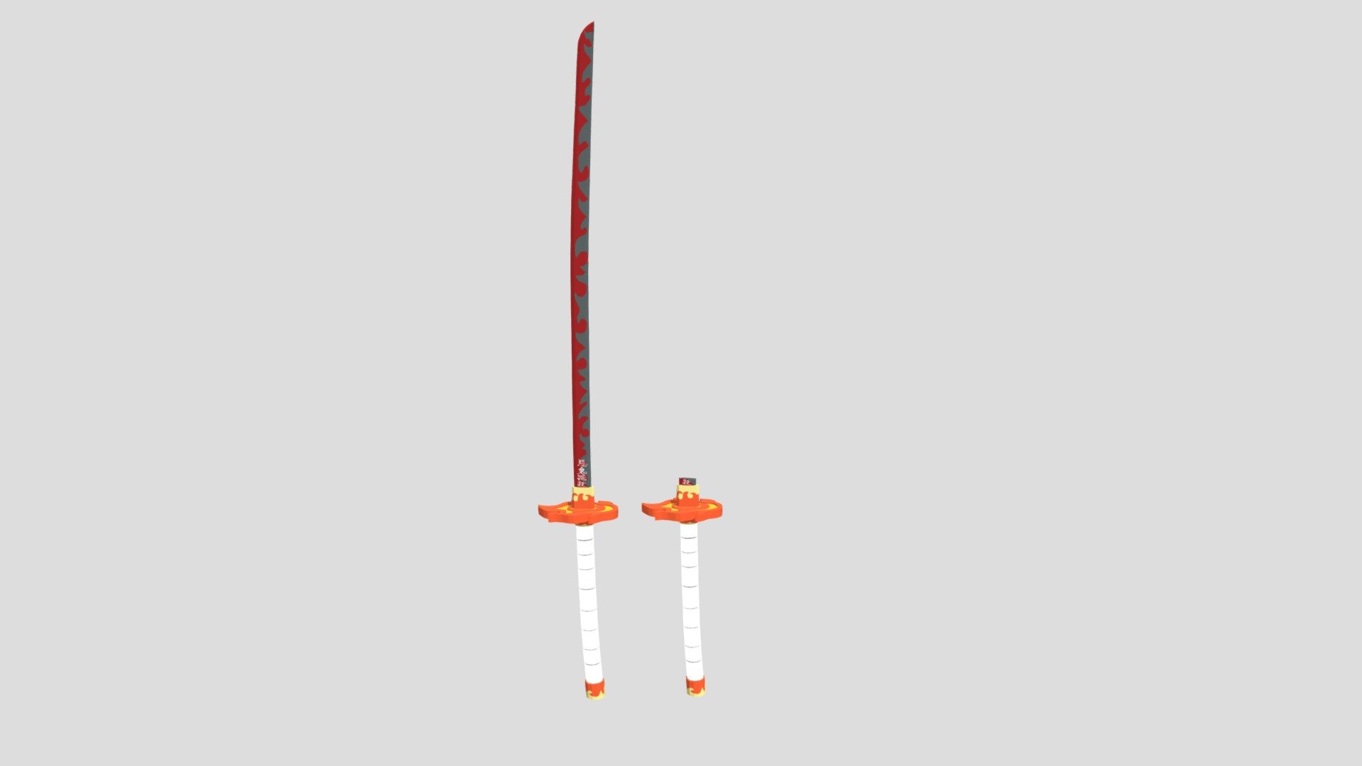 Rengoku Kyojuro's Nichrin Blade - 3D model by rengokukyojuro [5d38816 ...