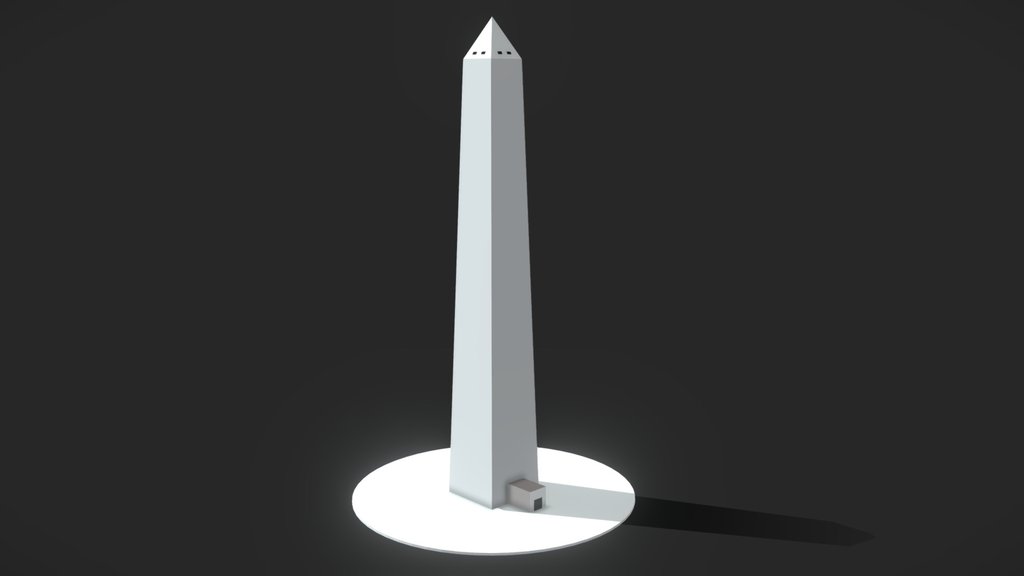Washington Monument (Ultra Low poly)