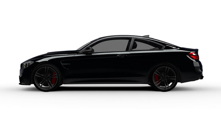 Bmw M4 F82 3D Model