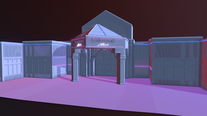 Starcourt / Stranger Things s3 3D Model