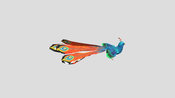 Solar bird 3D Model