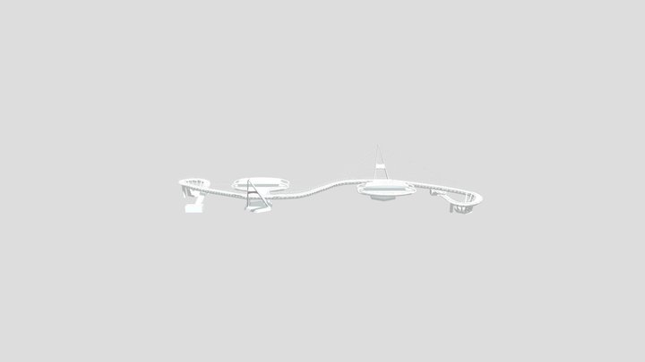 Waterfront Bridge 3D Model