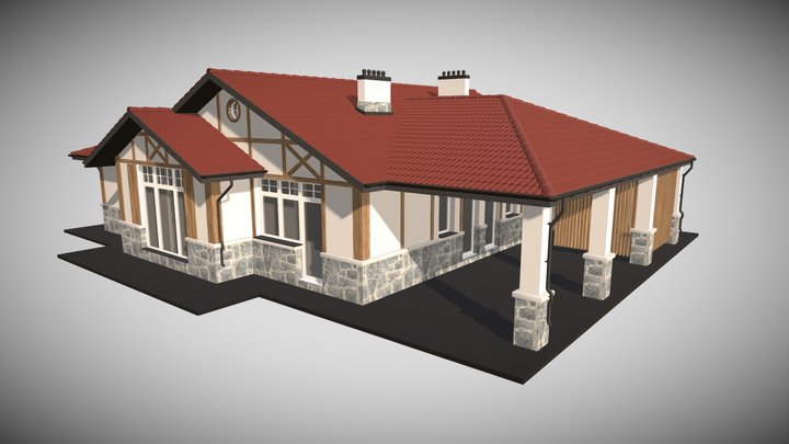 Cottage_type_4 3D Model