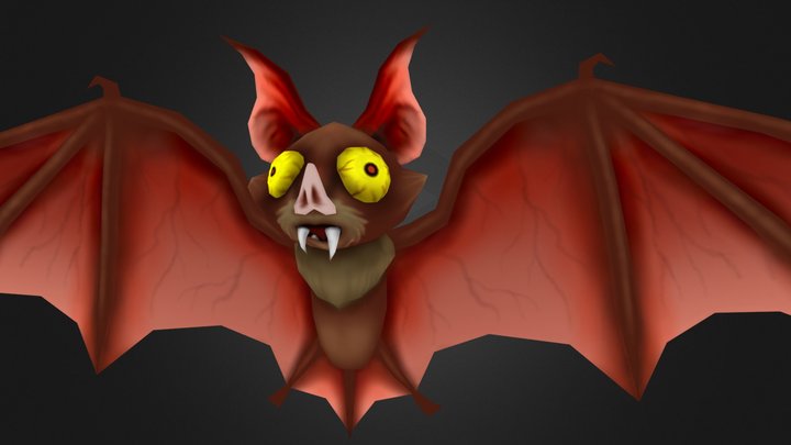 Vampire Bat 3D Model