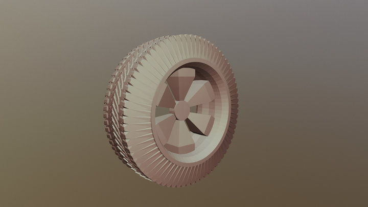 Wheel Second Try 3D Model