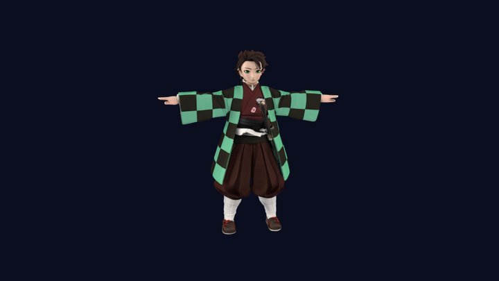 Demon Slayer Character – Free 3D Model STL