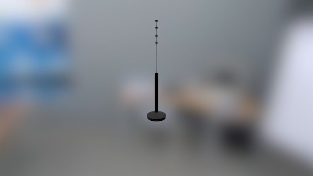 Marble Lamp 3D Model