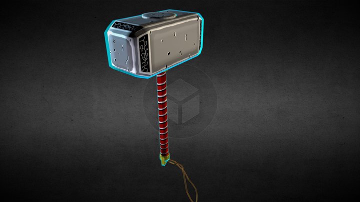 Mjolnir - Thor's Hammer 3D Model