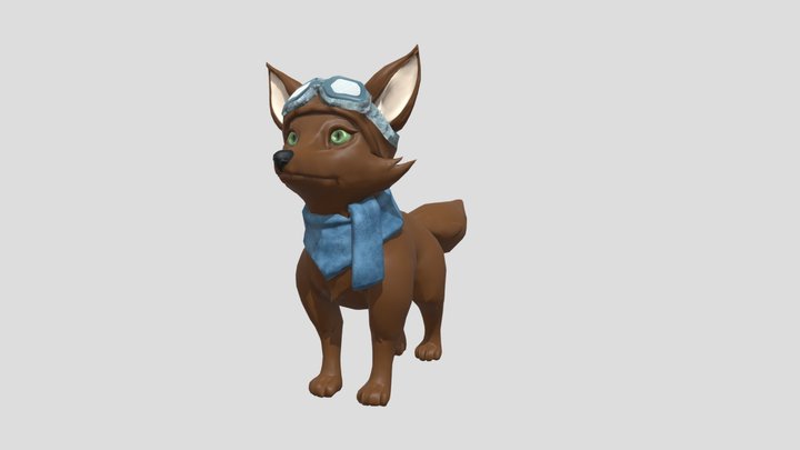 Animal Fox 3D Model