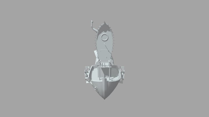 Steamboat_working01 3D Model