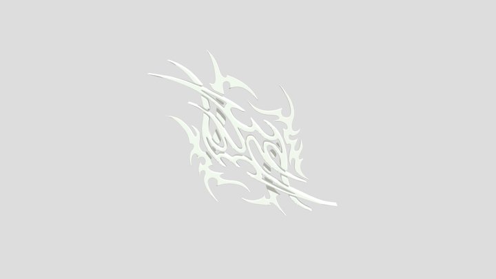 Chrome Ornament V1 3D Model