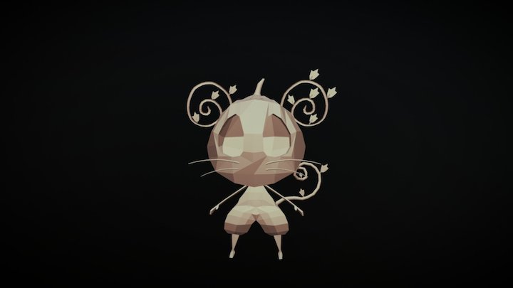 Pumpkin Mouse 3D Model