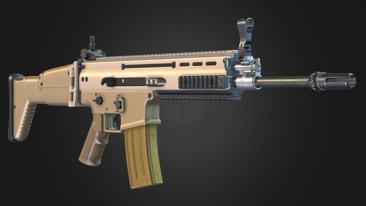 FN SCAR 3D Model