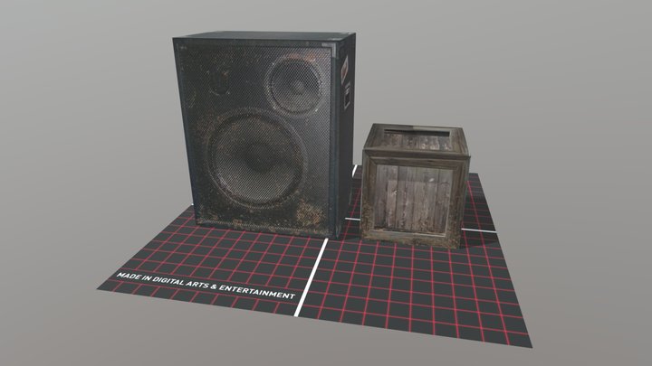 TEX_Crate_Amp_1024_00 3D Model