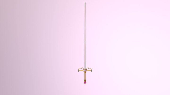 Alexandrite Sword 3D Model