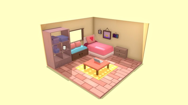 3D Room Modelling Exercise 3D Model