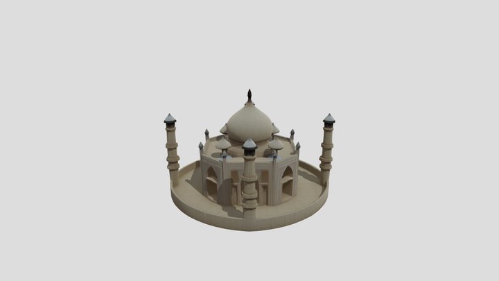Taj Mahal 3D Model