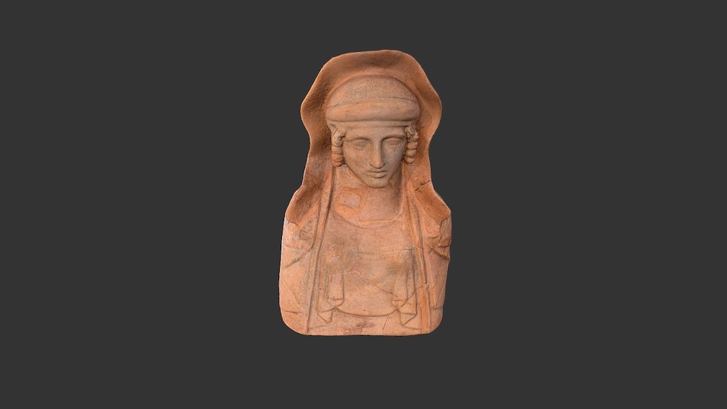 Busto femenino de estilo griego — Sketchfab embed 3D viewer