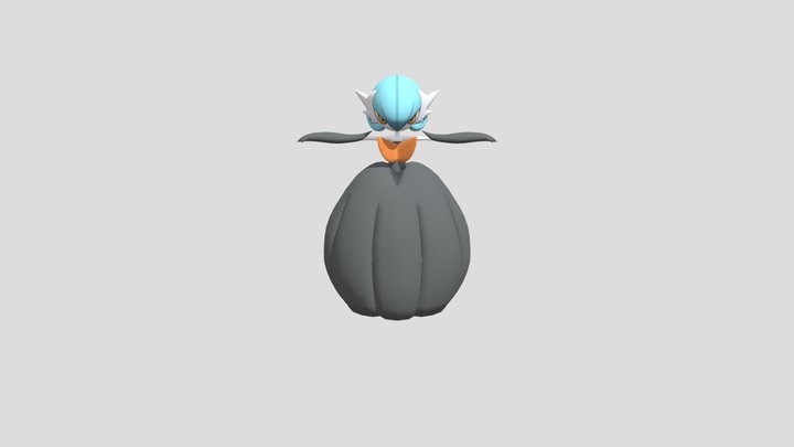Gardevoir_Mega_shiny 3D Model
