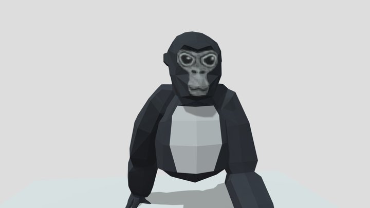 gtag monkey animations but better 3D Model