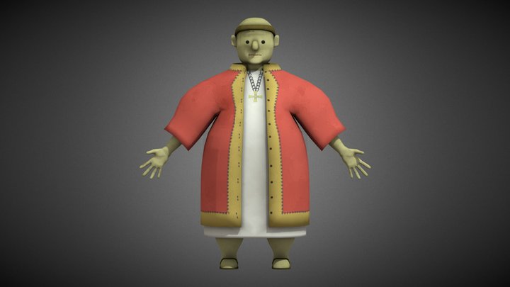 IWTN - Priest 3D Model