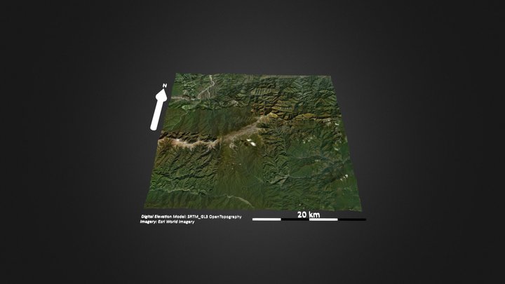 西安太白山拔仙台 – Free 3D Model STL