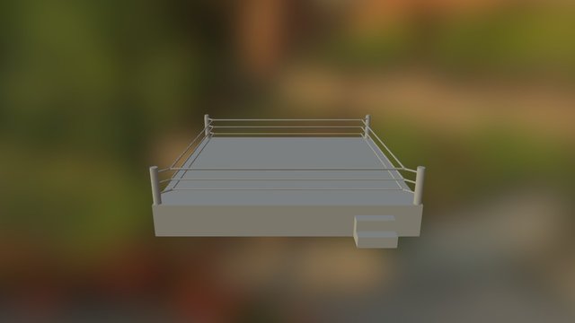 Boxing Ring 3D Model