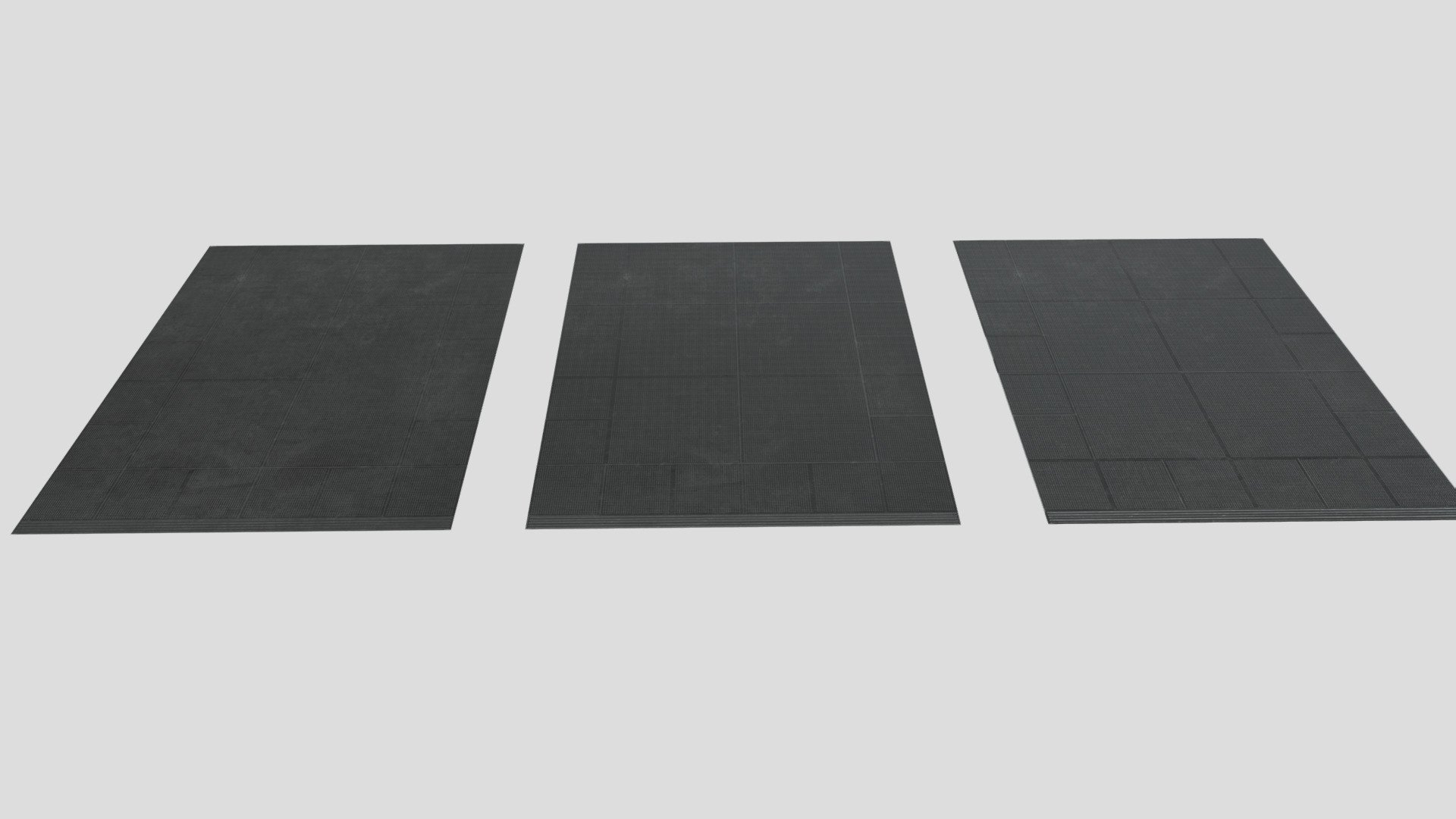 Floor lowpoly preview. 4k. 2k. 1k.